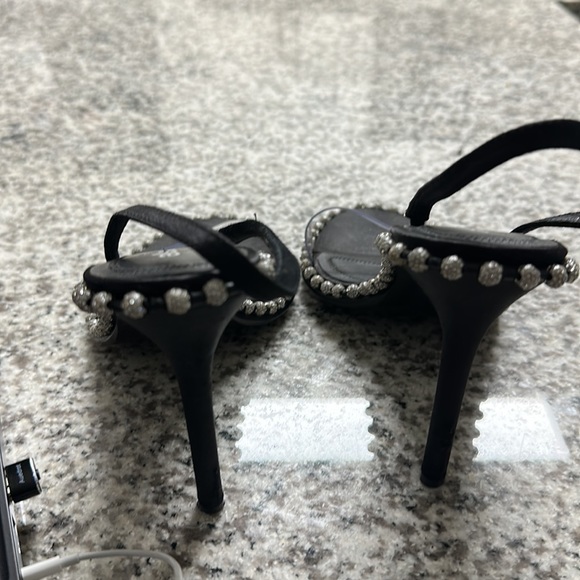 Alexander Wang clear strap heels with rhinestones - Picture 3 of 3